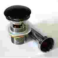 Донный клапан RD019 черный с переливом